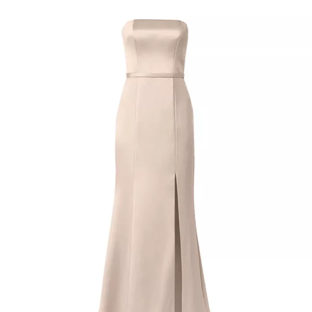 Amsale Marisa Bridesmaid Dress Champagne